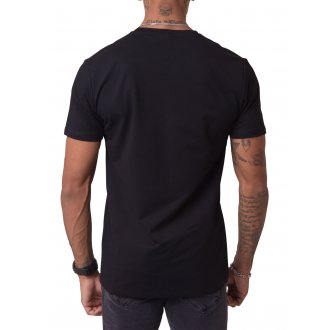 T-shirt avec manches courtes et col rond Project X noir