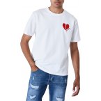 T-shirt avec manches courtes et col rond Project X blanc