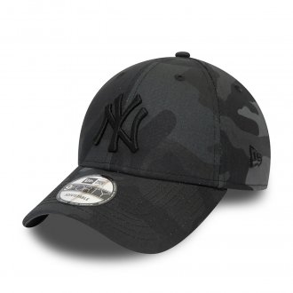Casquette Nex Era anthracite à motif camouflage, en coton, New York Yankees 9Forty