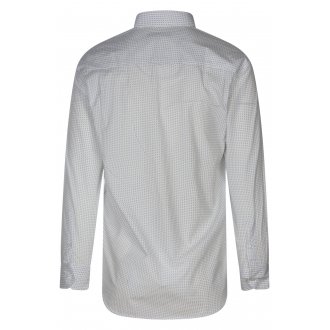Chemise avec manches longues et col français Bande Originale coton blanche