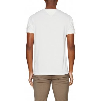 T-shirt avec manches courtes et col rond Tommy Hilfiger coton ciel