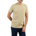 T-shirt avec manches courtes et col rond Mise au Green coton tilleul