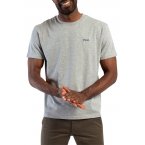 T-shirt col rond Mise au Green avec manches courtes gris