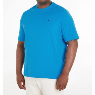 T-shirt avec manches courtes et col rond Tommy Hilfiger Big & Tall coton bleu