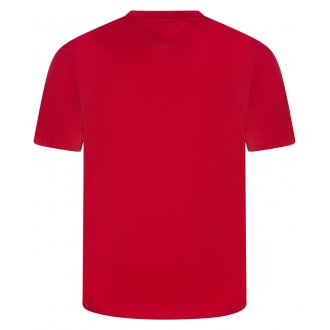 T-shirt avec manches courtes et col rond Tommy Hilfiger Big & Tall coton rouge