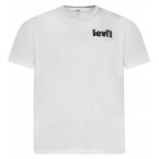T-shirt avec manches courtes et col rond Levi's® coton blanc
