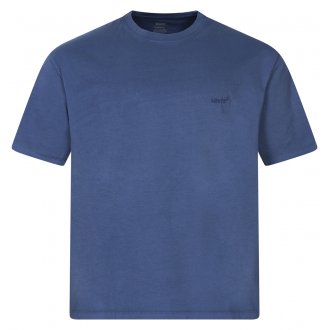 T-shirt avec manches courtes et col rond Levi's® coton bleu
