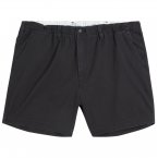 Short 5 poches Levi's® en coton stretch noir uni à coupe courte et taille élastiquée
