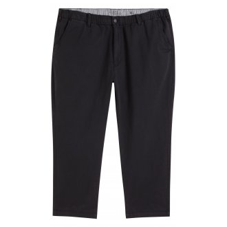 Pantalon Chino Levi's® en coton stretch noir uni, coupe ajustée et taille élastiquée
