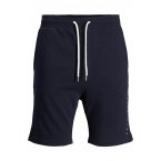 Short Jack & Jones + Font Sweat Shorts coton marine