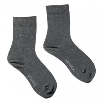 Lot de 2 paires de chaussettes M.A.G. Corner en coton mélangé grises, lot de 2