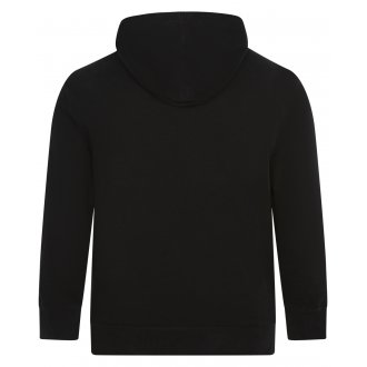 Sweat à capuche Calvin Klein Grande Taille coton avec manches longues et col à capuche noir