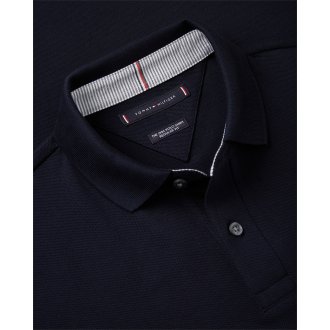 Polo Tommy Hilfiger Big & Tall Grande Taille coton avec manches courtes et col polo marine