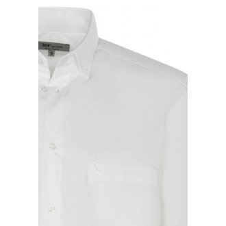 Chemise Bande Originale avec manches courtes et col américain blanche