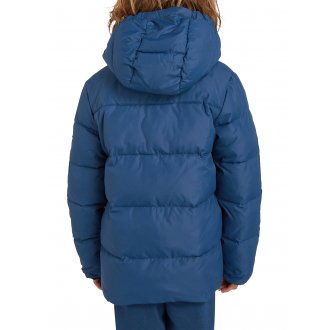 Doudoune à capuche Junior Garçon Calvin Klein avec manches longues et col à capuche bleue