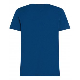 T-shirt col rond Tommy Hilfiger en laine indigo