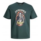 T-shirt Jack & Jones avec manches courtes et col rond vert