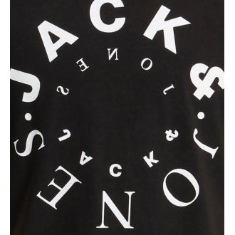T-shirt Jack & Jones avec manches courtes et col rond noir