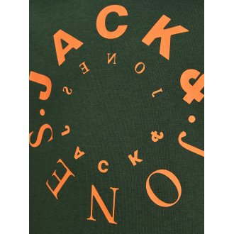 Sweat à capuche Junior Garçon Jack & Jones vert kaki