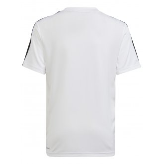 T-shirt Junior Garçon adidas performance avec manches courtes et col rond blanc