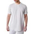 T-shirt col rond Project X avec manches courtes gris clair