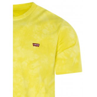 T-shirt Levi's® coton avec manches courtes et col rond jaune