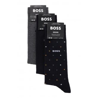 Chaussettes Boss coton mélangé noires