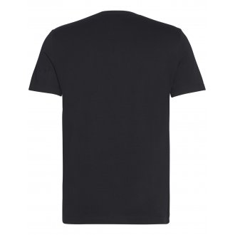 T-shirt Calvin Klein coton biologique avec manches courtes et col rond noir