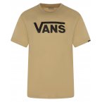 T-shirt Vans coton avec manches courtes et col rond beige