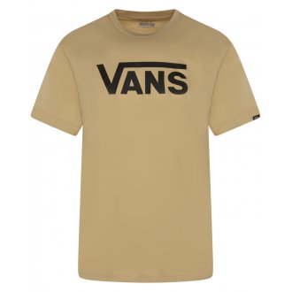 T-shirt Vans coton avec manches courtes et col rond beige