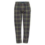 Pantalon de pyjama Tom Tailor en coton kaki à carreaux