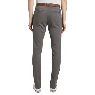 Pantalon Tom Tailor en coton gris