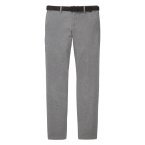 Pantalon coupe slim Tom Tailor en coton gris clair