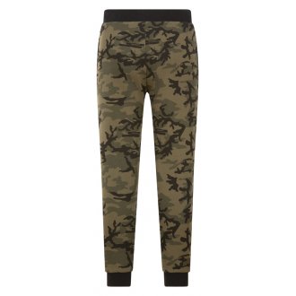 Pantalon jogging Junior Timberland en coton mélangé kaki camouflage