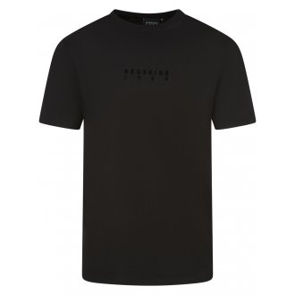 T-shirt Redskins coton avec manches courtes et col rond noir