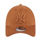 Casquette New Era 9Forty New York Yankees Velours en coton côtelé camel
