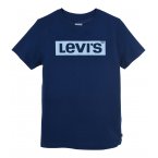 T-shirt Junior Garçon Levi's® coton avec manches courtes et col rond bleu