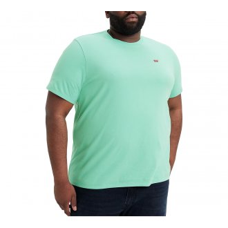 T-shirt col rond Levi's® en coton vert d'eau