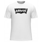 T-shirt Levi's® coton avec manches courtes et col rond blanc