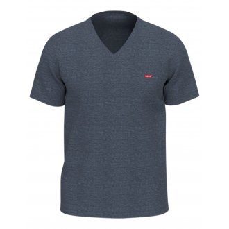 T-shirt col v Levi's® en coton bleu marine chiné