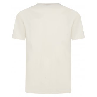 Tee-shirt à col rond et coupe droite Junior Garçon Kaporal en coton biologique écru