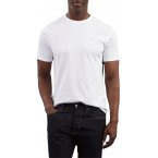 T-shirt manches courtes Eden Park en coton avec col rond blanc
