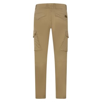 Pantalon Cargo Daytona 73en coton beige, style 6 poches et à coupe slim