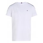 Tee-shirt à col rond Junior Garçon Tommy Hilfiger en coton en transition blanc