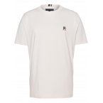 T-shirt col rond Tommy Hilfiger en coton blanc