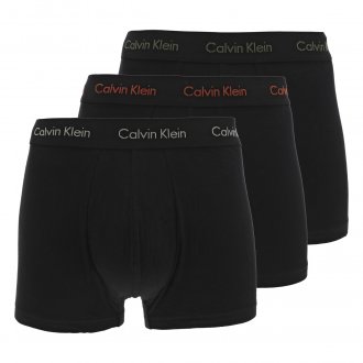 Boxers Calvin Klein en coton noir, lot de 3