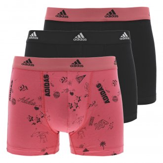 Lot de 3 boxers avec une taille élastiquée Adidas Performance en coton multicolore