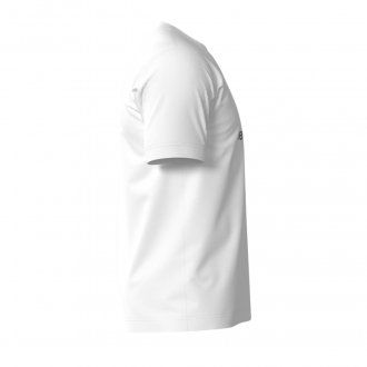 Tee-shirt à col rond avec des manches courtes New Balance blanc