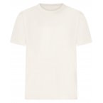 T-shirt à col rond New Balance en coton écru