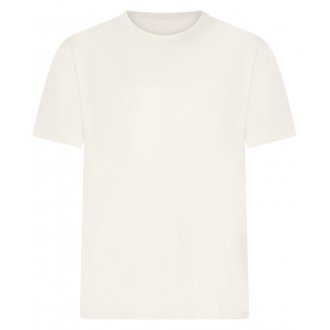 T-shirt à col rond New Balance en coton écru